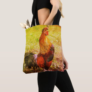 Tote Bag Ferme de croisière à coq Animaux Abstraits