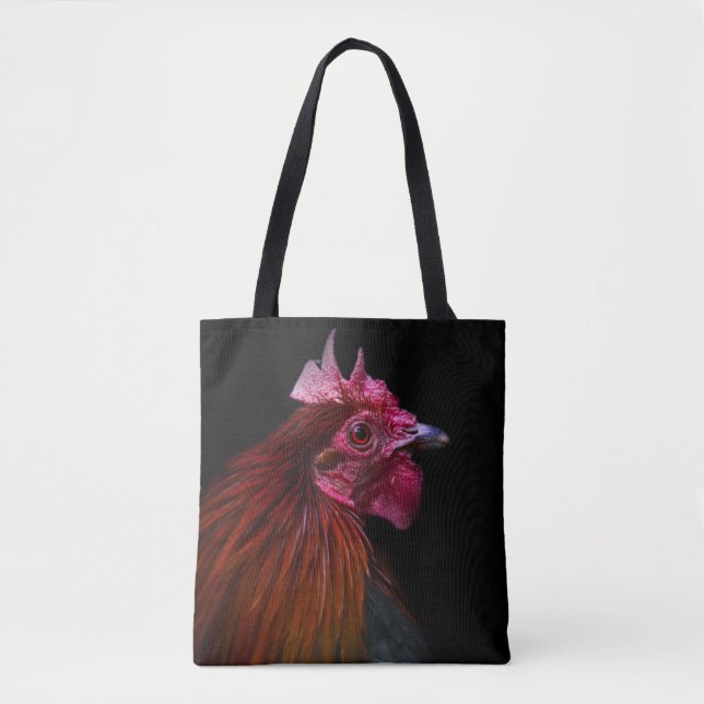 Tote Bag Fermes | Tête de coq (Devant)