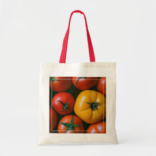 Tote Bag Fermes   Tomates rouges et jaunes brillantes