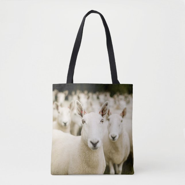 Tote Bag Fermes | Troupeau de moutons (Devant)
