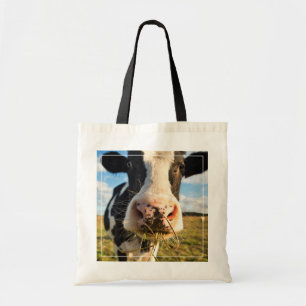 Tote Bag Fermes   Vache Holstein Chewing
