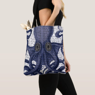 Tote Bag Fermeture octopus