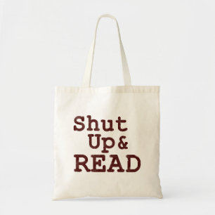 Tote Bag Fermez et lisez le cartable