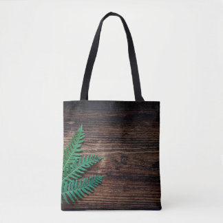 Tote Bag Ferry plante bois petit grunge de fougère
