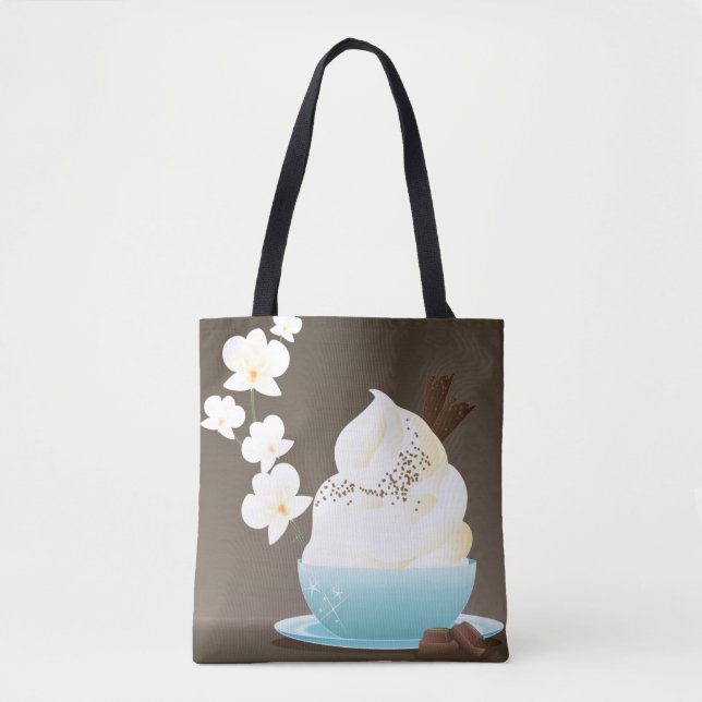 Tote Bag Festin de crème glacée (Devant)