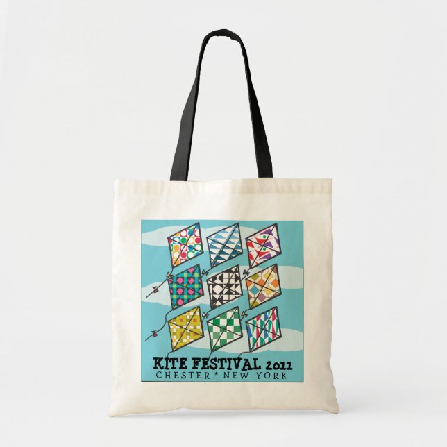 Tote Bag Festival 2011 de cerf-volant (Devant)