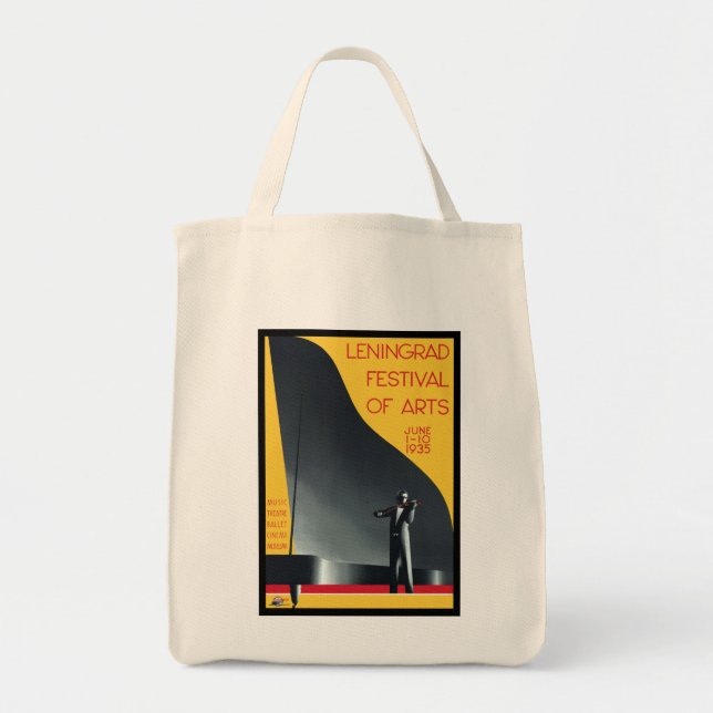Tote Bag Festival des Arts de Leningrad (Devant)