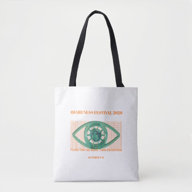 Tote Bag Festival du film de sensibilisation BAG (blanc) (Devant)