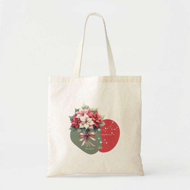 Tote Bag Festive Narcisse Sagittarius Constellation (Devant)