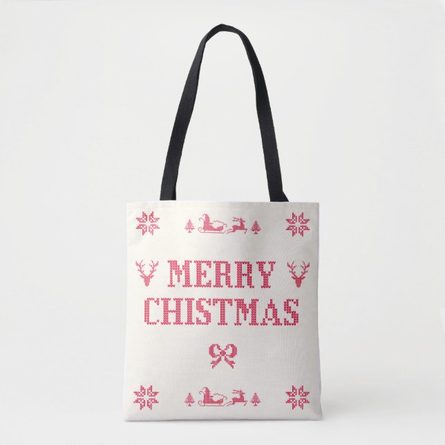 Tote Bag Festive Noël Cheer (Devant)