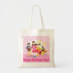 Tote Bag Fête d'anniversaire de la star du pop