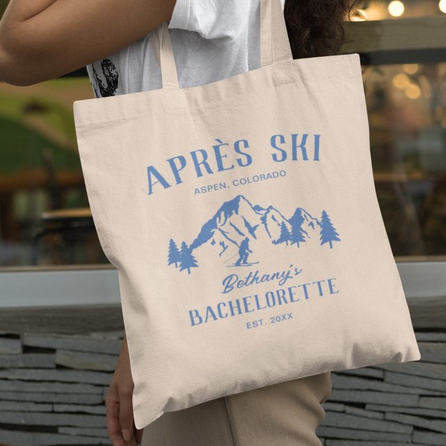 Tote Bag Fête de Bachelorette Après Ski (Créateur téléchargé)