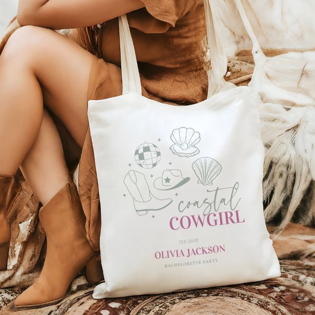 Tote Bag Fête de bachelorette moderne Nautique Côtière (Créateur téléchargé)