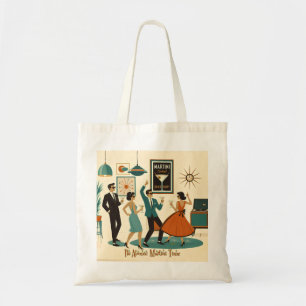 Tote Bag Fête de Cocktail en Plein Style Mid Century It's A