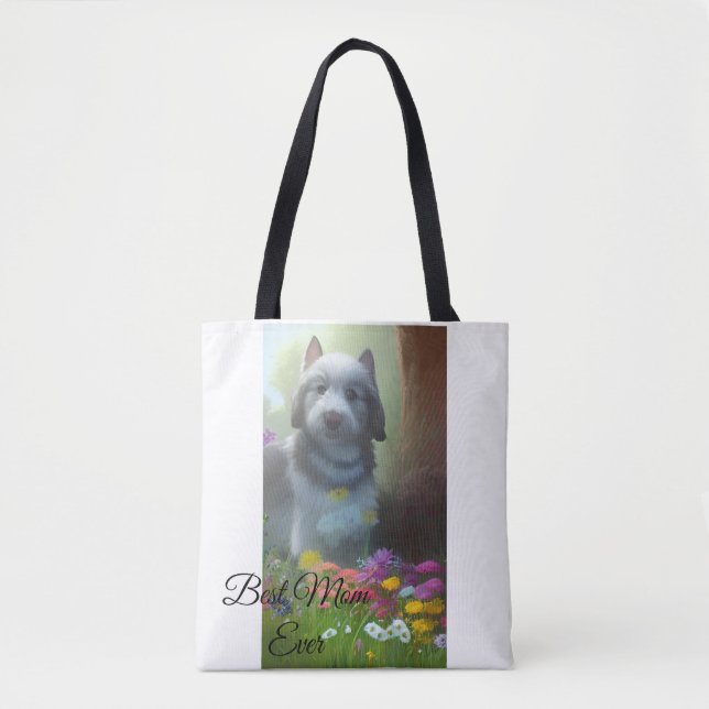 Tote Bag Fête de la Mère de la meilleure mère (Devant)