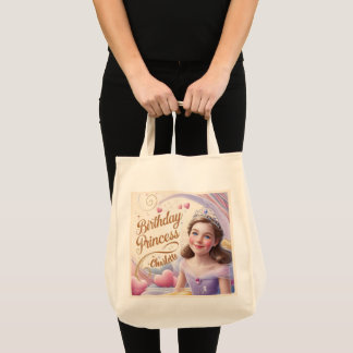 Tote Bag Fête de la princesse Joyeux anniversaire