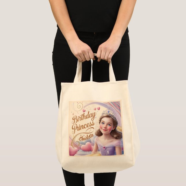 Tote Bag Fête de la princesse Joyeux anniversaire (Devant (produit))
