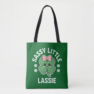 Tote Bag Fête de la Saint-Patrick Petite Fille Sassy Enfant