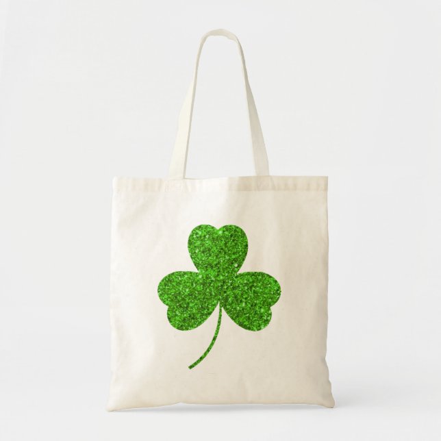 Tote Bag Fête de la Saint-Patrick shamrock (Devant)