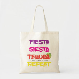 Tote Bag Fête de la tribu des jeunes mariés de race