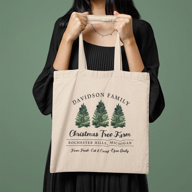 Tote Bag Fête de Noël de famille personnalisée (Créateur téléchargé)