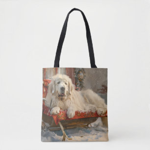 Tote Bag Fête de Noël des Chiens des Pyrénées