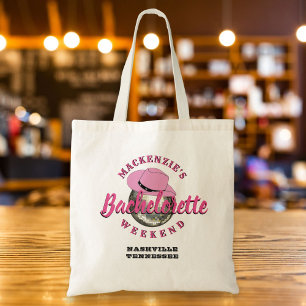 Tote Bag Fête de week-end de demoiselle d'honneur de cowgir