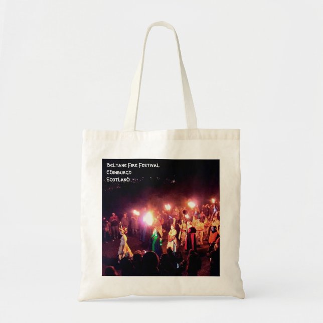 Tote Bag Fête des incendies de Beltane Procession de la rei (Devant)