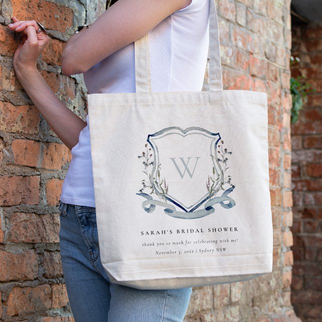 Tote Bag Fête des mariées de la crête Fleur sauvage bleu (Créateur téléchargé)