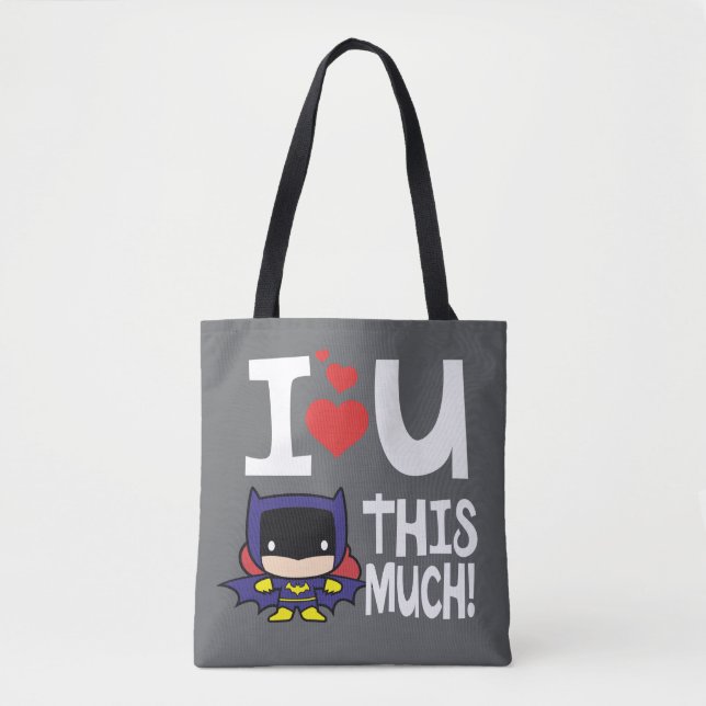 Tote Bag Fête des mères de batgirl | Je T'Aime Tant ! (Devant)