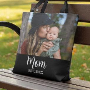 Tote Bag Fête des Mères Photo établie par Maman