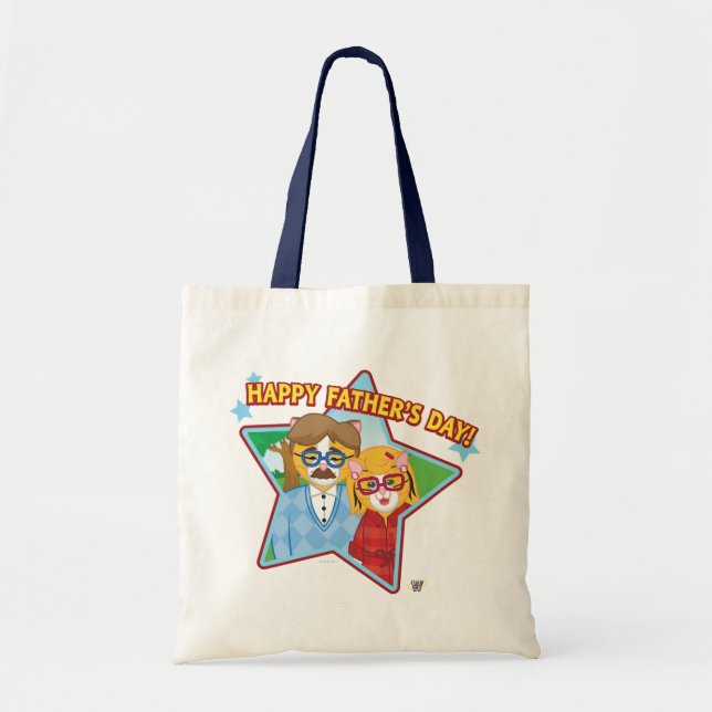 Tote Bag Fête des pères heureuse ! (Devant)