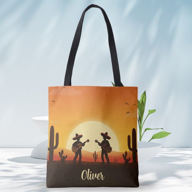 Tote Bag Fête du coucher du soleil – Célébration fantaisist (Créateur téléchargé)