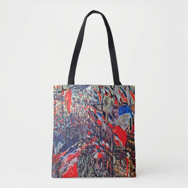 Tote Bag Fête Nationale à Paris, Claude Monet (Devant)
