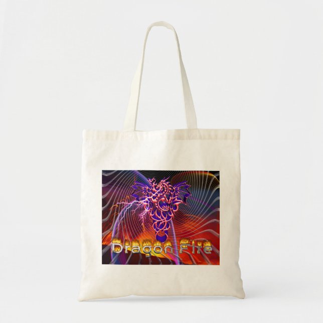 Tote Bag Feu de dragon  (Devant)