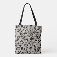 Feuillage Enchanté Joli Motif de Jardin Floral