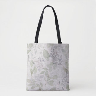 TOTE BAG FEUILLE A L'AQUARELLE DOUCE