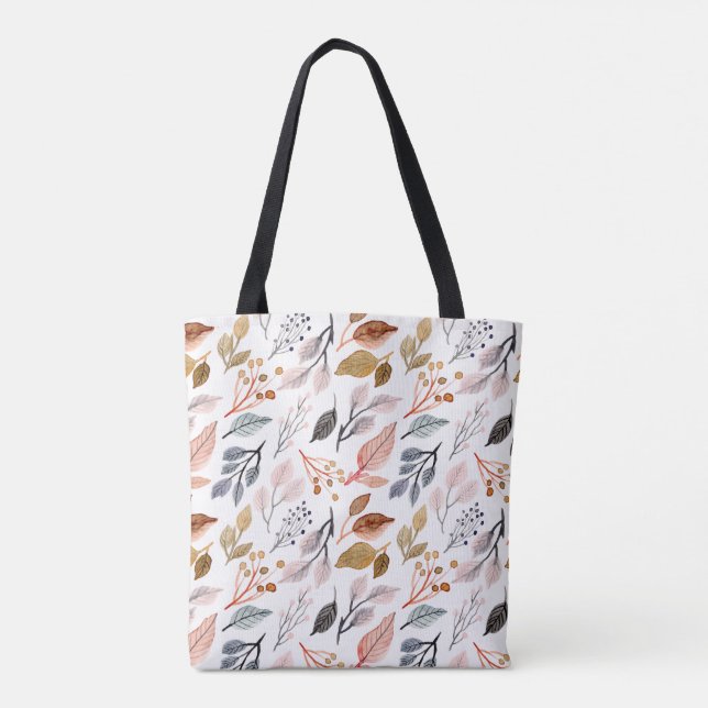 Tote Bag feuille d'arbre (Dos)