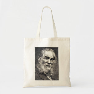 Tote Bag Feuille de Walt Whitman de gravure d'herbe