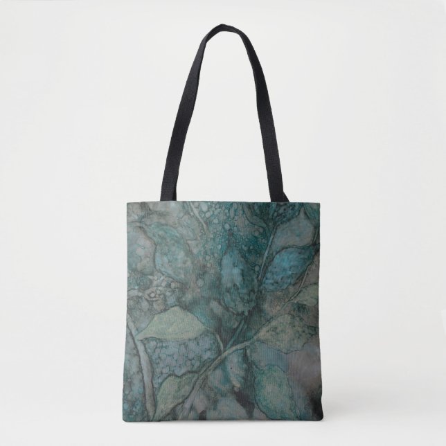 Tote Bag Feuille et verts (Devant)