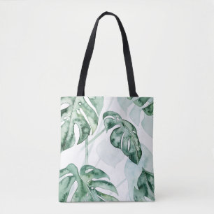 Tote Bag Feuille fendue de paume tropicale