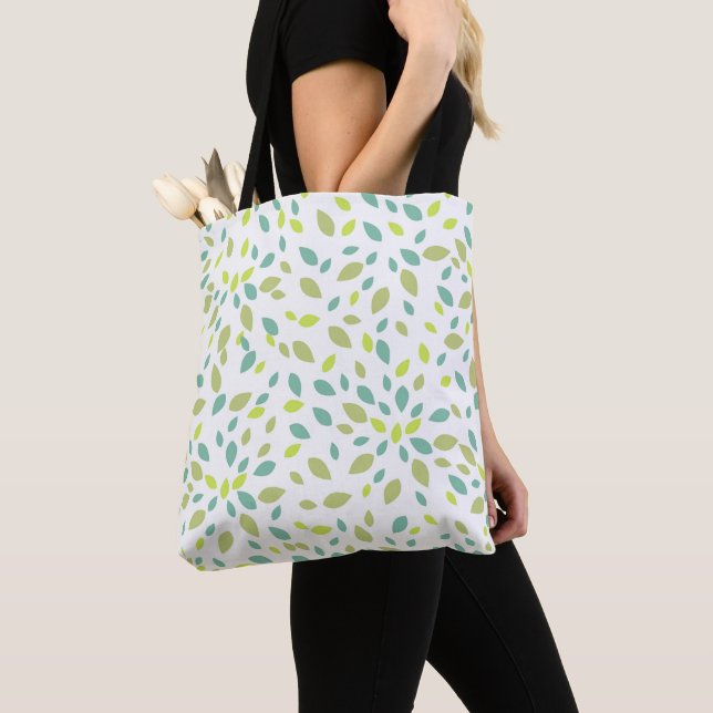 Tote Bag Feuille (vert) (De près)
