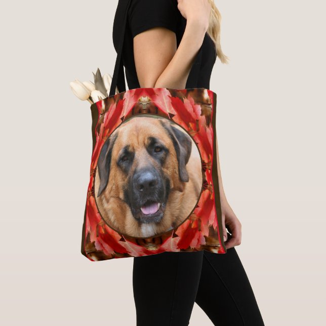 Tote Bag Feuilles Automne Cadre Créer Votre Propre Animal P (De près)