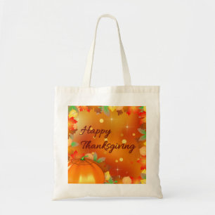 Tote Bag Feuilles d'automne colorées bon thanksgiving