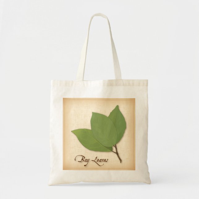 Tote Bag Feuilles de baie (Devant)