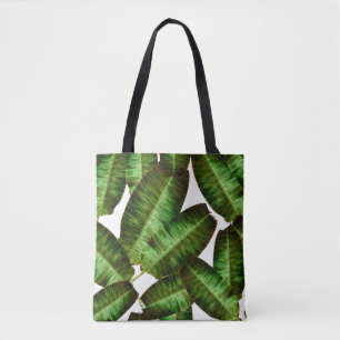 Tote Bag Feuilles de banane tropicale, flore sans soudure d