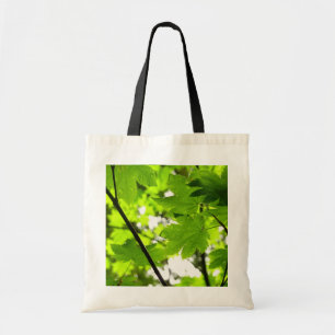 Tote Bag Feuilles d'érable avec Raindrops