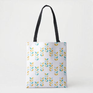 Tote Bag Feuilles pour bébés en Pastel