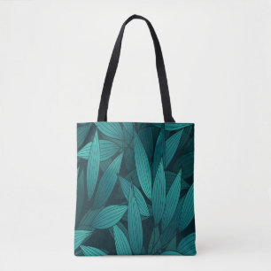 Tote Bag Feuilles tropicales dégradées