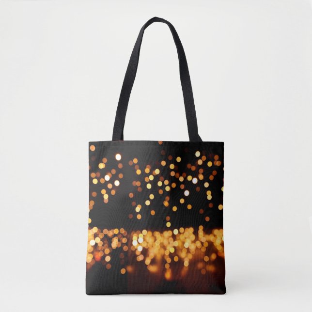 Tote Bag Feux de parties scintillant Abstraits (Devant)
